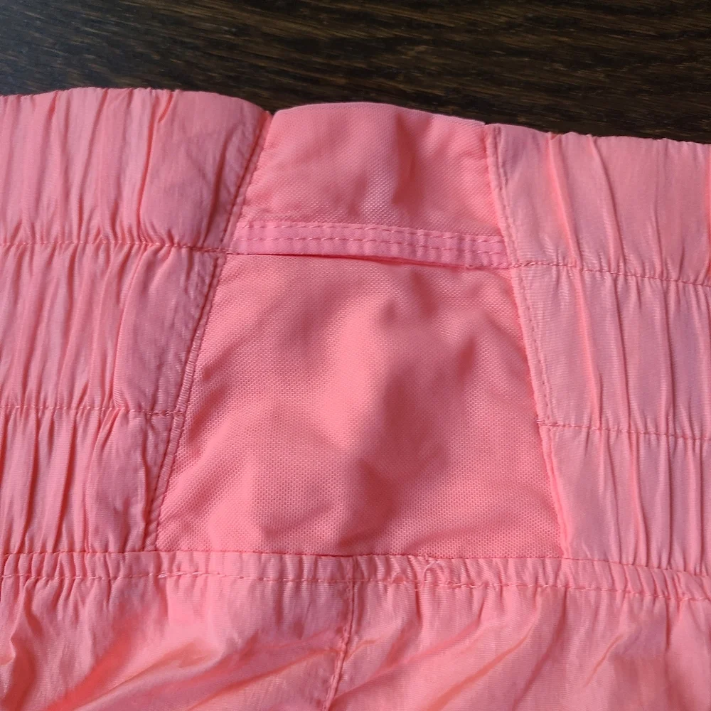 Free people Movement women's shorts size  M peach color - Picture 4 of 11